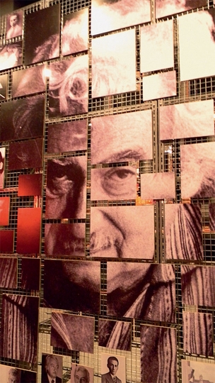 NOVO ROSTO A montagem retrata o escritor Jorge Amado na exposição do Museu da Língua Portuguesa em São Paulo. Onze anos após a morte, sua obra volta a ser lida e interpretada (Foto: divulgação)