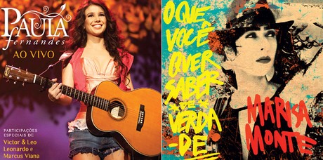 Capas dos CDs de Paula Fernandes e Marisa Monte (Foto: Divulgação)