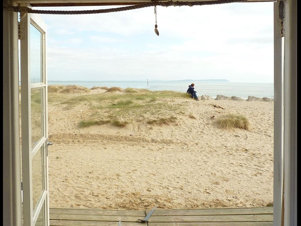 Cabana de praia Dorset (Foto: Reprodução/Daily Mail)