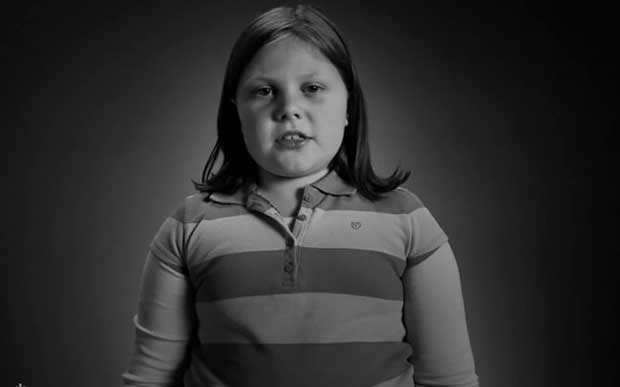Campanha sobre obesidade infantil na Georgia provoca polêmica. Stop Childhood Obesity: Tina (Foto: Reprodução/Children's Healthcare of Atlanta)
