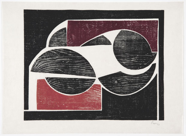 Série Tecelar, 1953, xilografia sobre papel japonês (Foto: Projeto Lygia Pape / MNCARS / PLP - Divulgación)