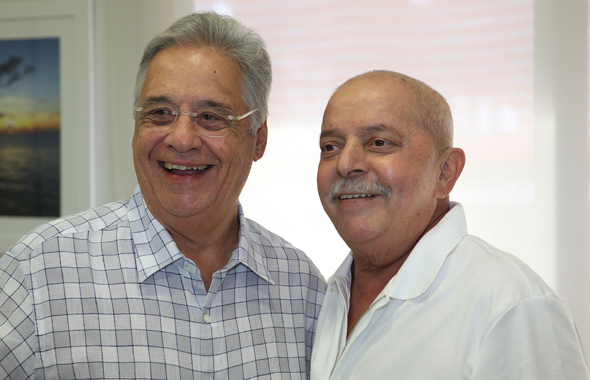 FHC visita Lula no Hospital Sírio Libanês (Foto: Ricardo Stuckert/Instituto Lula)