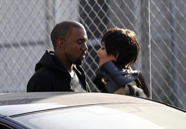 Kim Kardashian e Kanye West (Foto: Grosby Group)